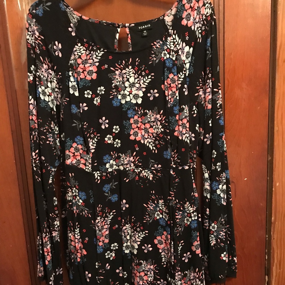 Floral skater dress